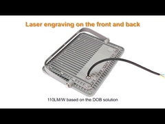 BK02 KCD Yüksek Lümenli LED Projektör Dış Mekan Renk Kontrol Anahtarlı