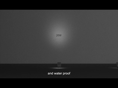 IK02 IP65 su geçirmez Dış Mekan yüksek lümenli Optik lens 180° dönebilen braketli Led Projektör