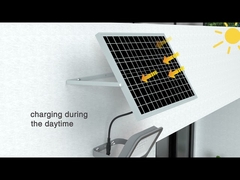 TK01 LED Güneş Dış Su Fırtınaları Alüminyum Konut Yüksek Güçlü Manzara Bridgelux Çip 2700-6500k