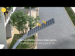 TR08 All In One Solar Street Light 100w 200w 300w Alüminyum Konut IP65 Yüksek Parlaklık