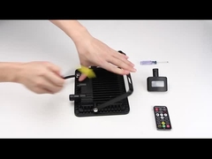 BK güvenlik projektörleri saçak montajı 30w 50w 100w dış mekan hareket sensörlü projektör uzaktan kumandalı