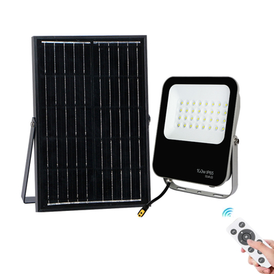 KCD 30w 50w 100w 200w 300w 600w Brightest Lens Slim Dusk To Dawn Outdoor IP65 Garden Solar Powered RGB LED Flood Light