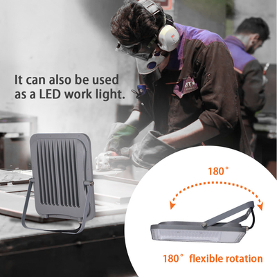 outdoor 150W LED floodlight IP65waterproof AC160-265V 170lm/W gray color aluminum