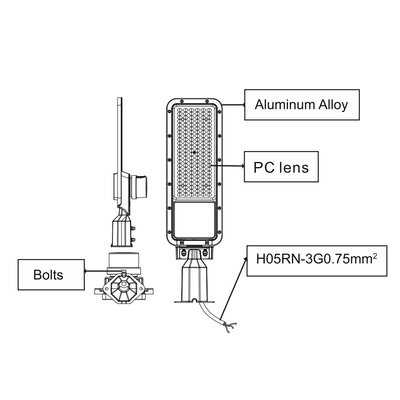 High-Performance Aluminum LED Street Light – Durable, Energy-Efficient, Cost-Effective