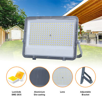KCD SMD2835 Slim IP65 Waterproof Remote Control Outdoor LED Flood Light for Soccer Stadiums