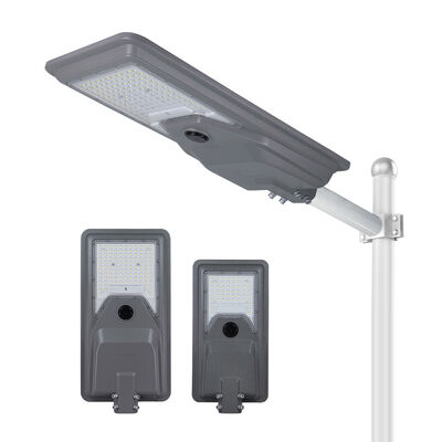 Hareket Sensörlü Özelleştirilmiş Renkli Hepsi Bir Arada Güneş Sokak Lambası, 50000 Saat Ömürlü Dış Mekan Güneş Sokak Lambası